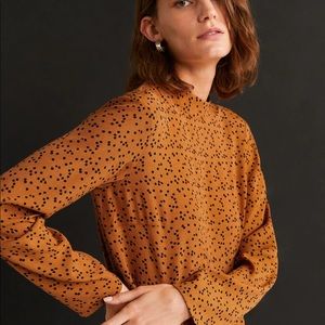 Mango printed bow dress